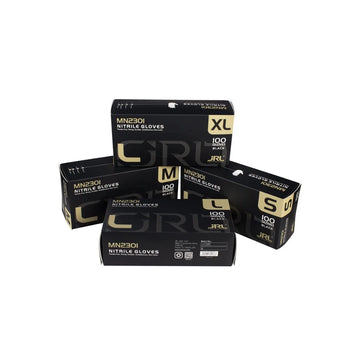 JRL Черни Нитрилни Ръкавици 100бр