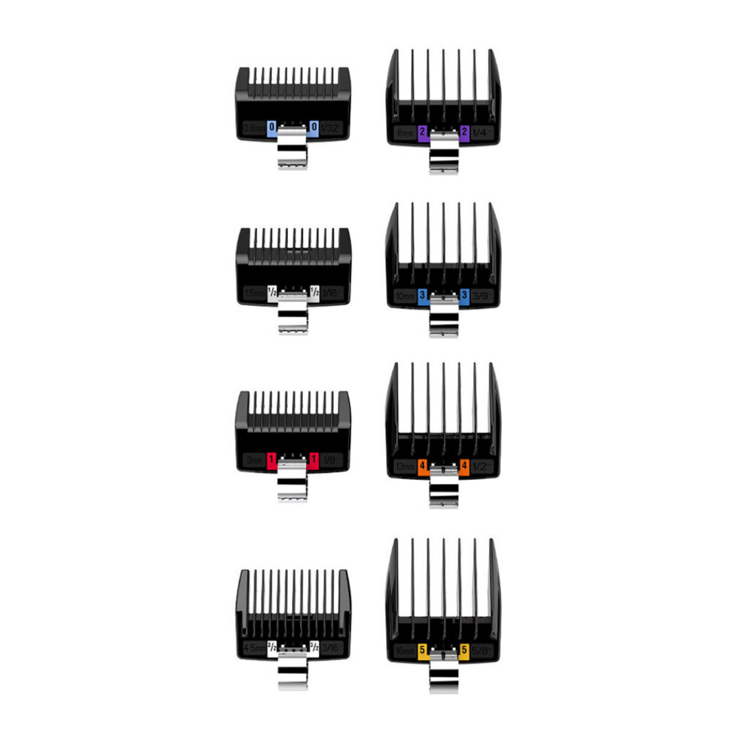 JRL UNI-GUARDS - Комплект 8 гребена за машинки