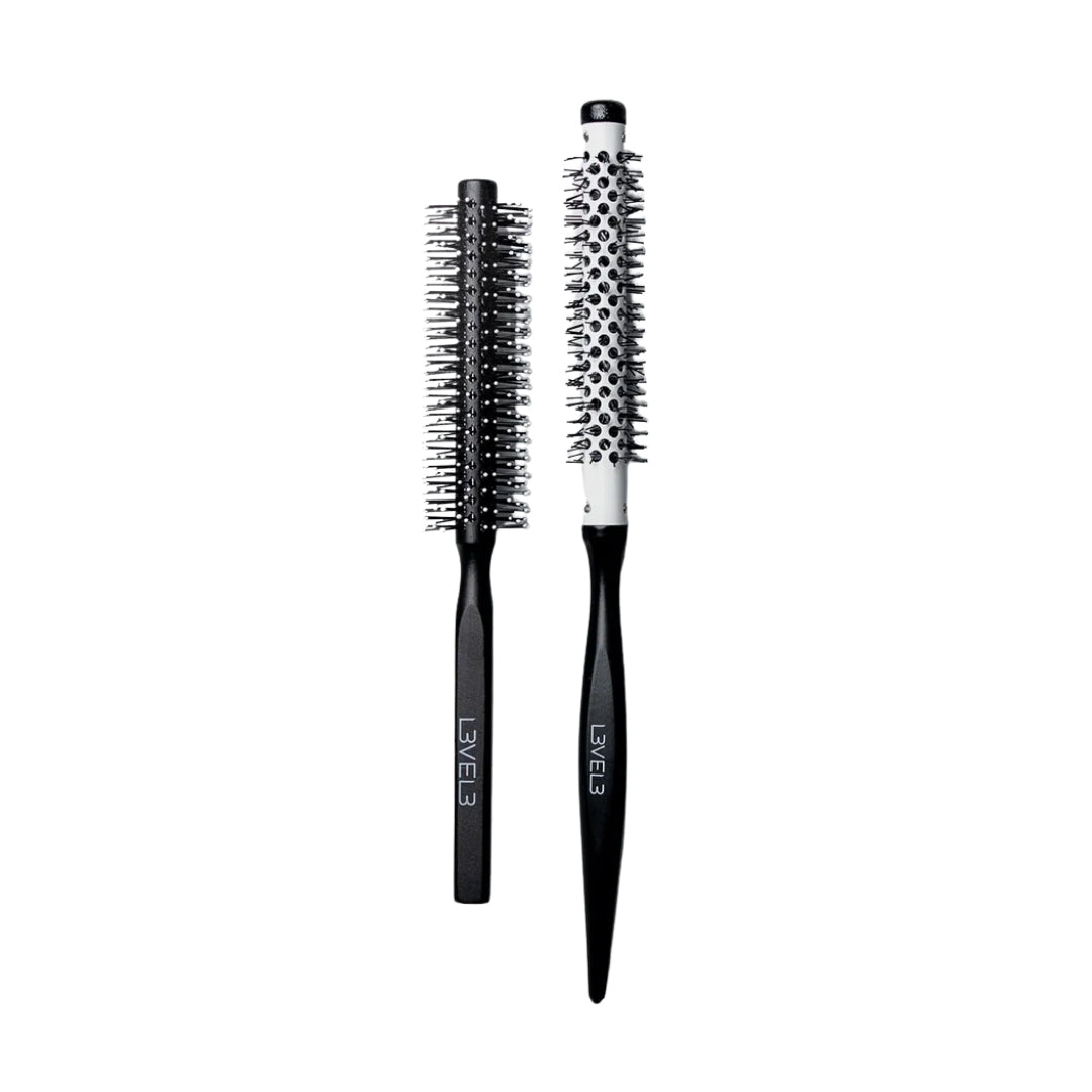 LEVEL3 2PC Round Brush Set - Комплект 2 Кръгли Четки за Изсушаване