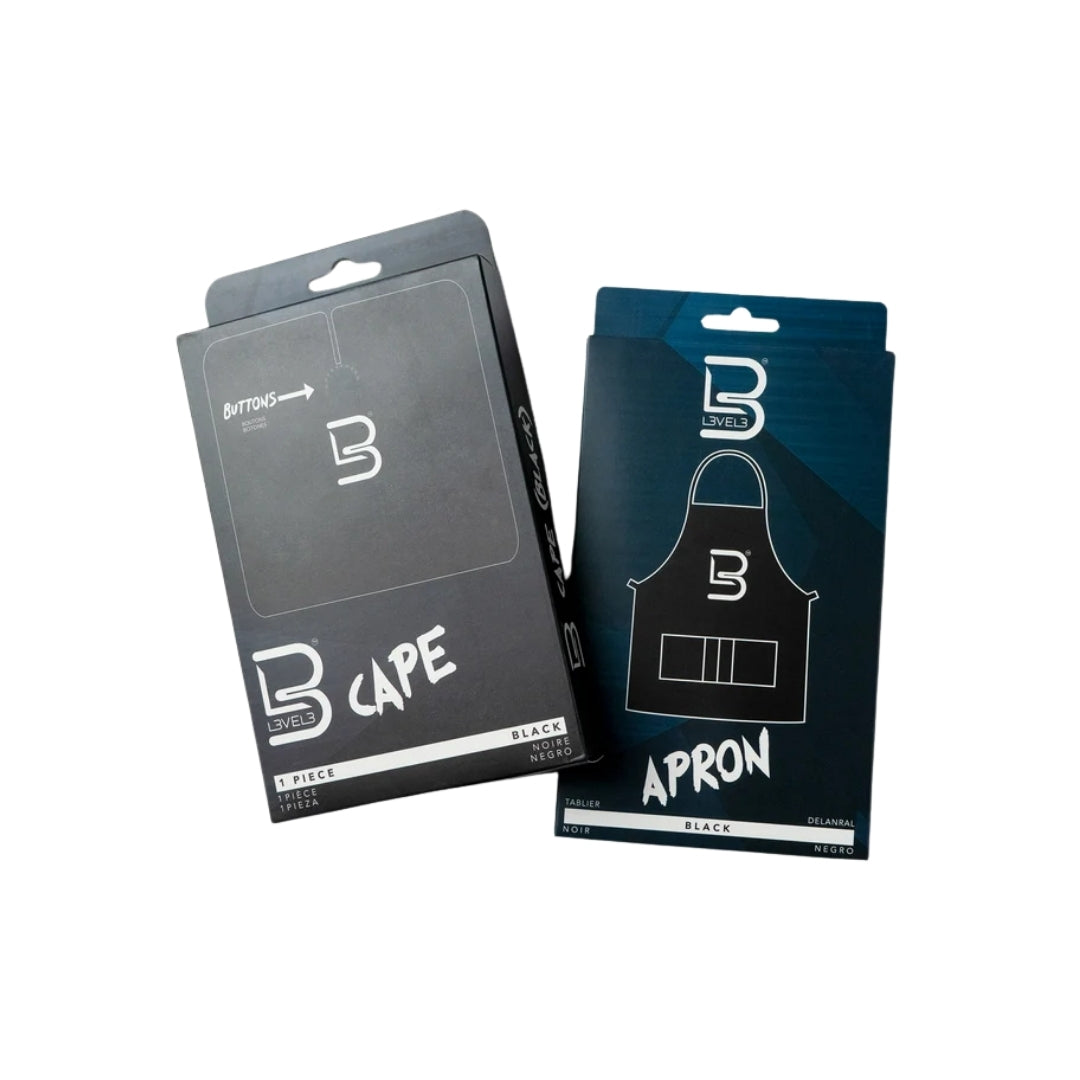 LEVEL3 Cape and Apron Kit - Комплект Черна Пелерина и Работна Престилка