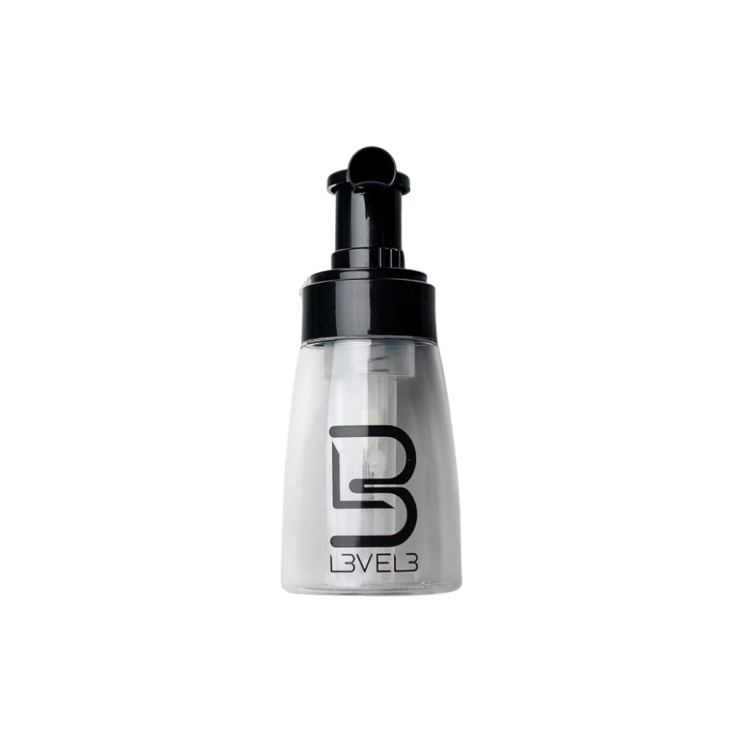 LEVEL3 Powder Spray Bottle - Пулверизатор за Пудра с Блокираща Дюза, 180ml