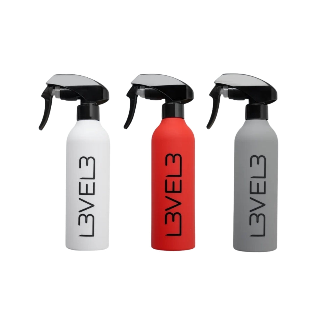 LEVEL3 Rubberized Spray Bottle - Гумиран Пулверизатор за Вода с Лого