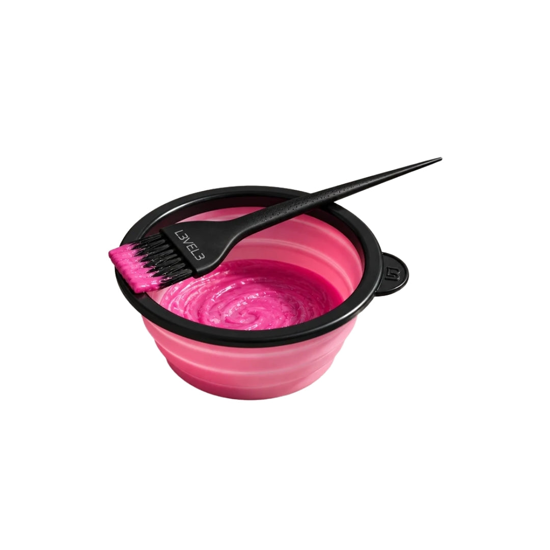 LEVEL3 Tint Bowl - Сгъваема Силиконова Купа за Миксиране на Боя