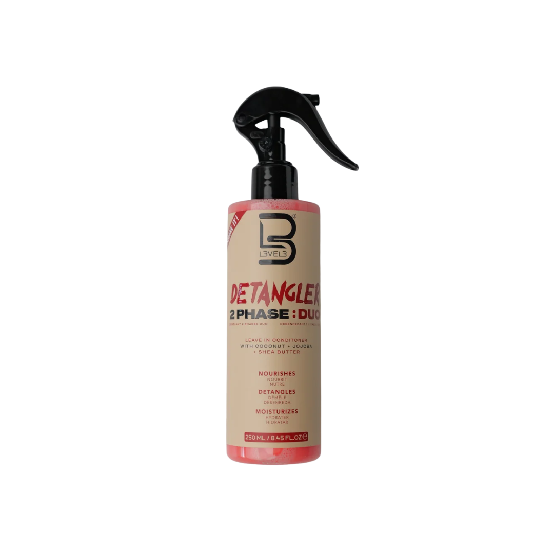LEVEL3 Detangler 2Phase - Балсам без Изплакване за Къдрава Коса, 250ml