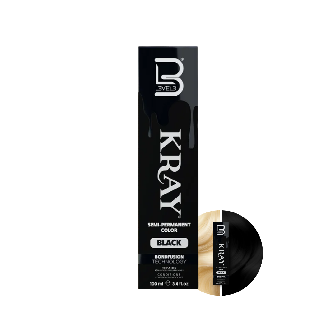 LEVEL3 KRAY - Полуперманентна Боя за Коса с UV Защита, 100ml