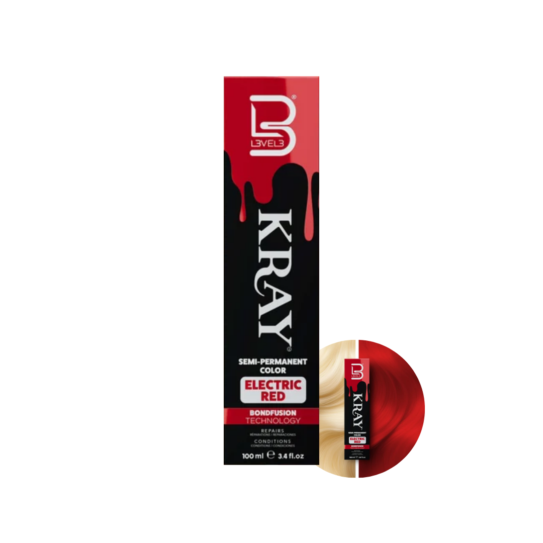 LEVEL3 KRAY - Полуперманентна Боя за Коса с UV Защита, 100ml