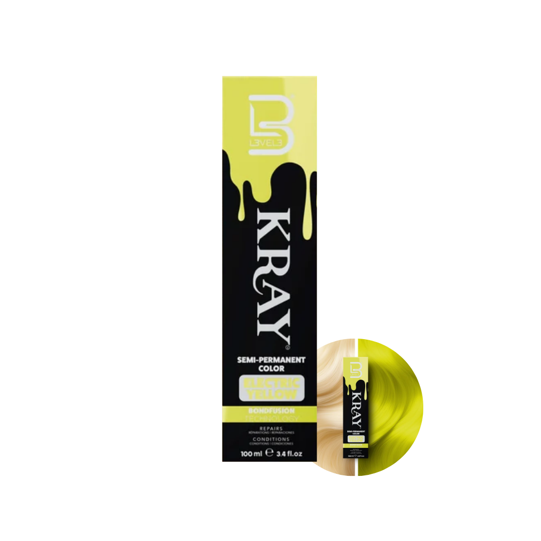 LEVEL3 KRAY - Полуперманентна Боя за Коса с UV Защита, 100ml