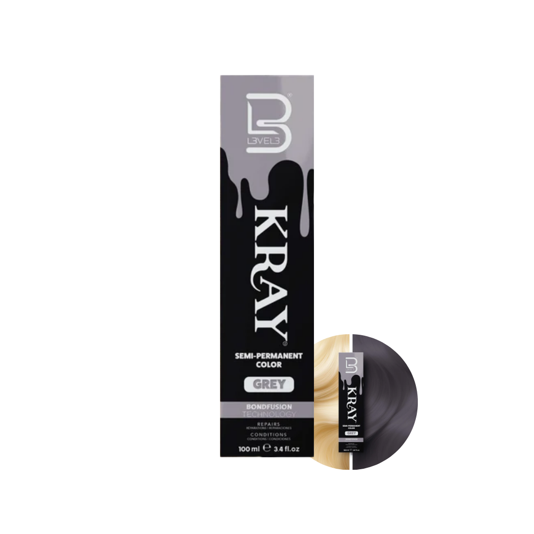 LEVEL3 KRAY - Полуперманентна Боя за Коса с UV Защита, 100ml