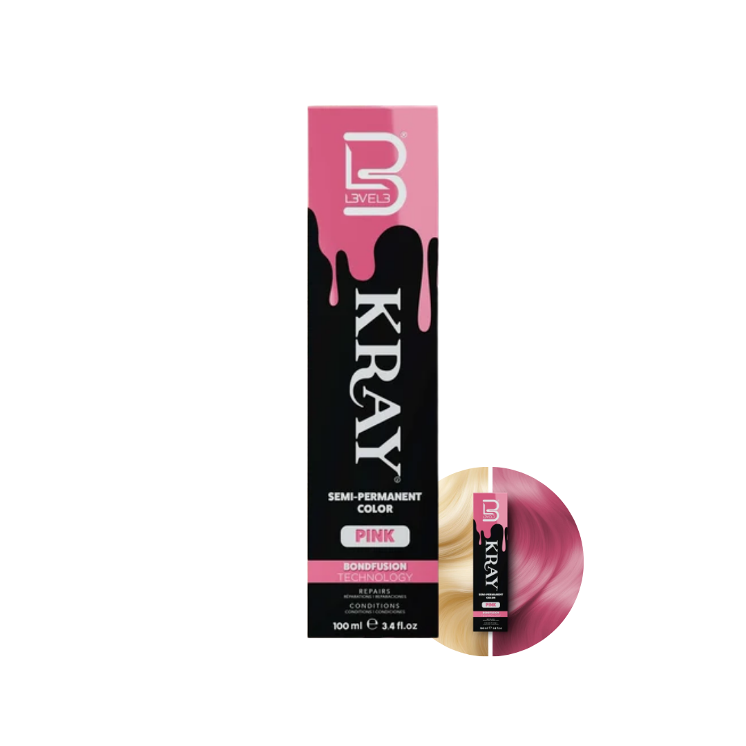 LEVEL3 KRAY - Полуперманентна Боя за Коса с UV Защита, 100ml