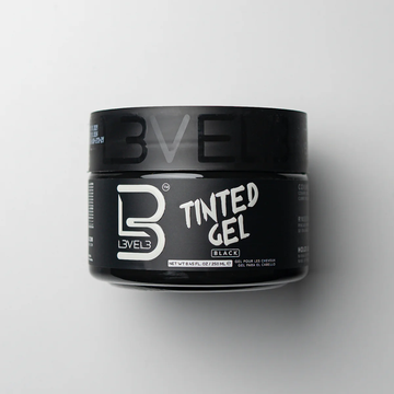 LEVEL3 Black Tinted Hair Gel - Черен гел за коса с полуперманентна боя 250мл