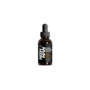 Nishman Масло за Брада Gold One 30 ml - Премиум Подхранваща Грижа, Пътуващ Размер