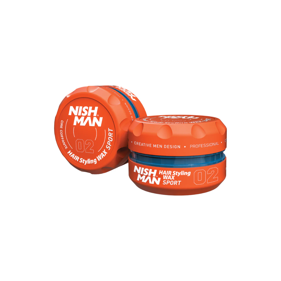 Nishman Aqua Wax - Воднобазирана Вакса за Коса, Силна Фиксация и Блясък, 100ml