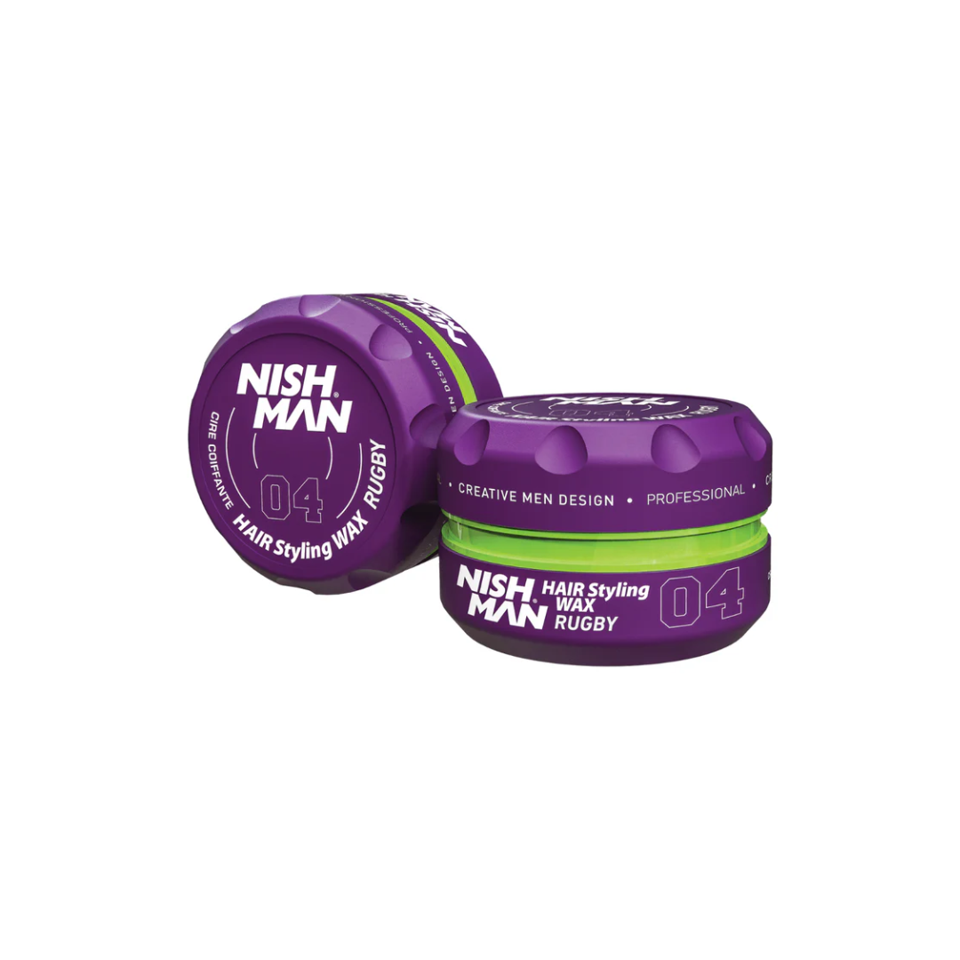 Nishman Aqua Wax - Воднобазирана Вакса за Коса, Силна Фиксация и Блясък, 100ml