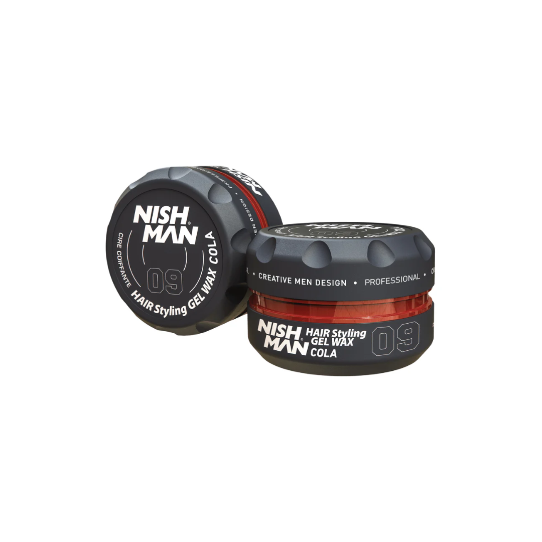 Nishman Aqua Wax - Воднобазирана Вакса за Коса, Силна Фиксация и Блясък, 100ml