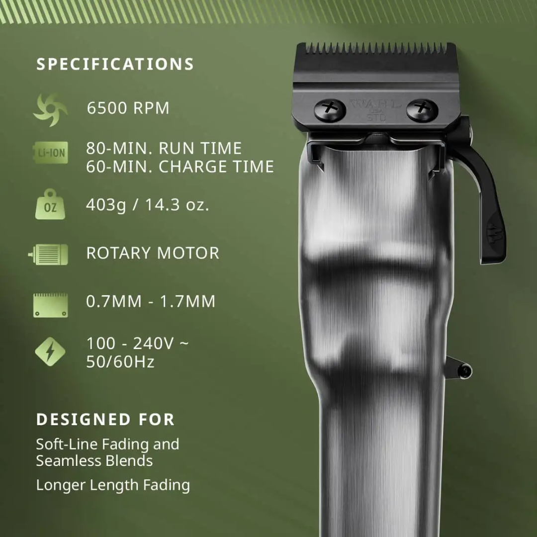 Wahl Legend+ Olive Green Зелена Машинка