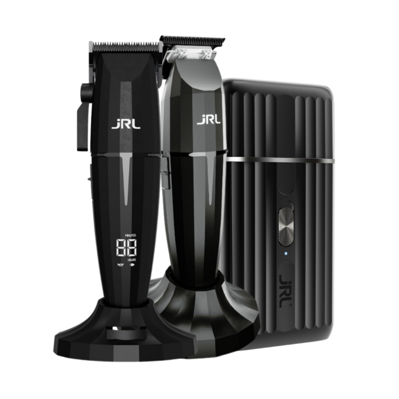 JRL 2020C-B ONYX+ 2020T-B ONYX + SF PRO SHAVER - КОМПЛЕКТ МАШИНКА, ТРИМЕР И ШЕЙВЪР