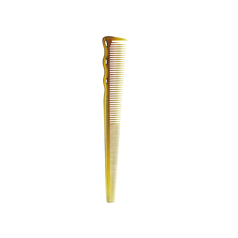 YS-232 BARBER COMB CAMEL - бръснарски гребен