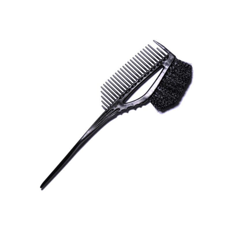YS-640 Tint Brush and Comb Black - четка за боя с гребен